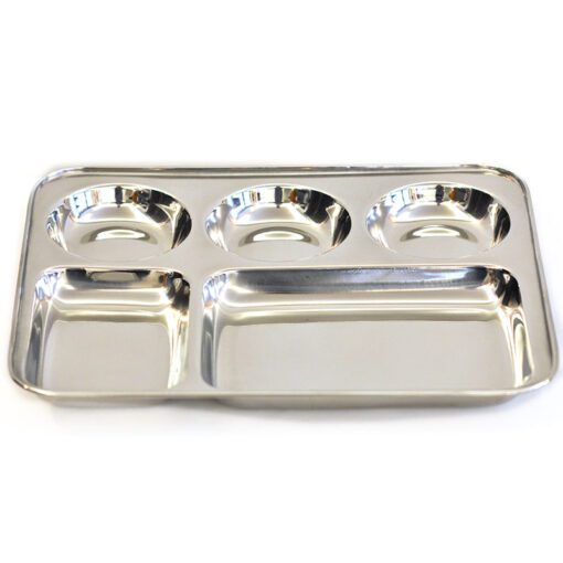 5 Compartment Thali Plate