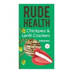 Rude Health Organic Chickpea & Lentil Crackers 100g