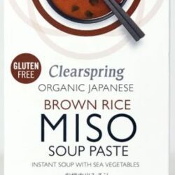 Clearspring Organic Miso Soup Paste 60g – Brown Rice