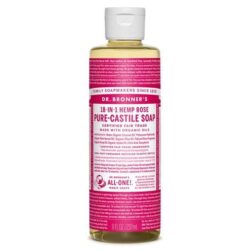 Dr. Bronner’s – Organic Rose Liquid Soap 8 oz