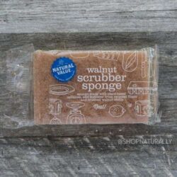 Natural Value Walnut Scrubber Sponge