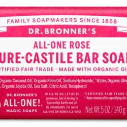 Dr. Bronner’s – Organic Rose Bar Soap 5 oz