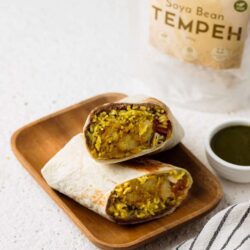 Tempeh Burrito Platter (Set of 12) (GF/V)