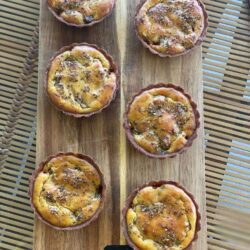 Savory Mushroom Quiche (Set of 12) (GF/V)