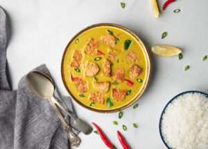 Indonesian Yellow Curry Tempeh